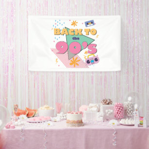Spielerisches Nostalgie-Design Banner