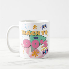 Spielerisches Nostalgie-Design Kaffeetasse