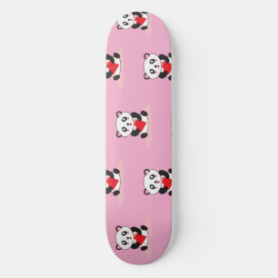 Spielerisches Panda Skateboard für alle Altersgrup