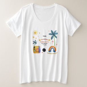 spielerisches Paradies" Women's Plus Size T-Shirt
