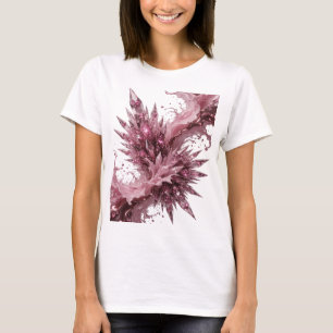 Spielerisches Pink CRYSTAL FUSION Künstlerisches M T-Shirt