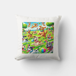 Spielerisches Pup Paradies Kissen