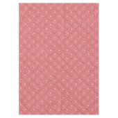 Spielerisches rotes Labyrinth auf irgendeiner Tischdecke (Vorderseite)