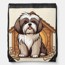 Spielerisches Shih Tzu Hundehaus 