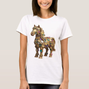Spielerisches Silber ABSTRACT ART Design v3 T-Shirt