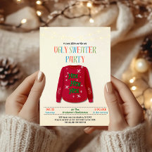 Spielerisches Ugly Sweater Christmas Party - Spaß