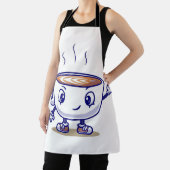 Spielerisches und lustiges Kaffeedesign Schürze (InSitu)