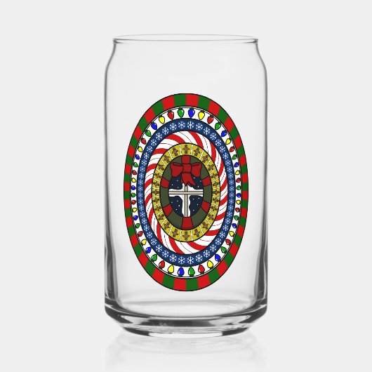 Spielerisches Weihnachten Dosenglas (Vorderseite)