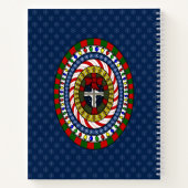 Spielerisches Weihnachtsgeschenk Notizbuch (Rückseite)