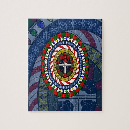 Spielerisches Weihnachtspuzzle Puzzle (Vertikal)