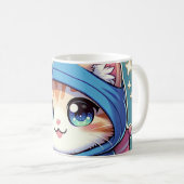 Spielerkatze in gemütlicher Umgebung Kaffeetasse (VorderseiteRechts)