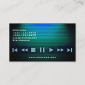 SpielerknopfmetallGlanzstreifen Visitenkarte (Rückseite)