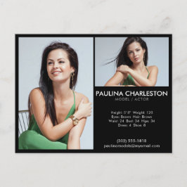 Spielermodell Comp/Zed Card 2 Foto Werbeaktion Postkarte