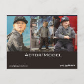 Spielermodell Kopfschusskarten auf zwei Seiten Postkarte (Rückseite)