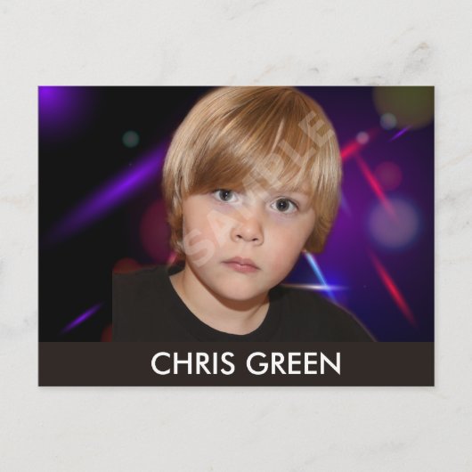 Spielermodell Kopfschusskarten auf zwei Seiten Postkarte (Vorderseite)