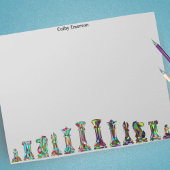 Spielern Rainbow Color Schachfiguren Set Grau Notizblock