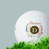 Spielername Golfball