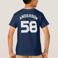 Spielername und Nummer Sports Jersey