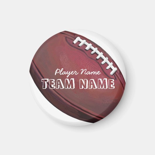 Spielername und Spielernummer Magnet (Vorne)