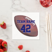 Spielername und Spielernummer Serviette (Beispiel)