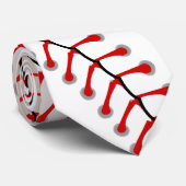 Spielernummer 00 - Coole Baseball-Sticks Krawatte (Gerollt)
