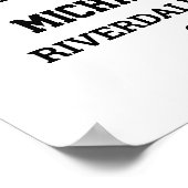 Spielernummer 13 FotoCollage des Senior Sports Tea Poster (Ecke)