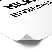 Spielernummer 71 Foto Collage des Senior Sports Te Poster (Ecke)