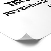 Spielernummer 99 Foto Collage des Senior Sports Te Poster (Ecke)