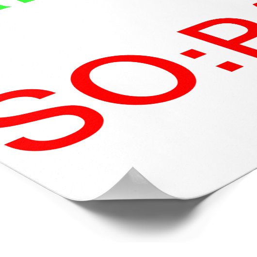 Spielerrichtlinien Poster (Ecke)