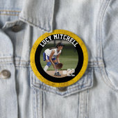 Spieletaste von Softball Player für Teamgeist Button (Beispiel)