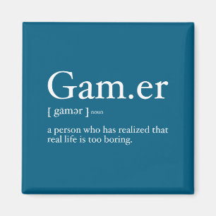 Spielewitziges Videospiel Definition Gamer _ Lusti Magnet