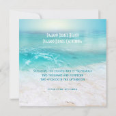 SPIELFÄLTIGE DOLPHINS TROPISCHER OZEAN-Einladung Einladung (Rückseite)