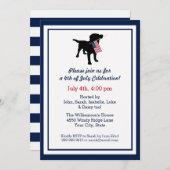 Spielfilm 4. Juli Black Lab mit US-amerikanischer Einladung (Vorne/Hinten)