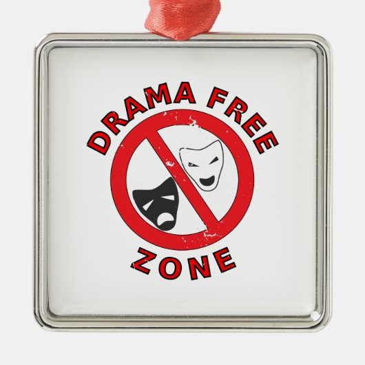 Spielfreie Zone Ornament Aus Metall (Vorne)