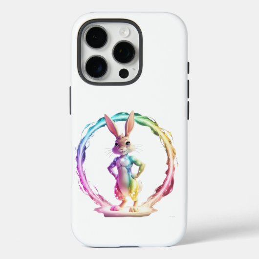 Spielful Bunny Bliss Case-Mate iPhone Hülle (Rückseite)