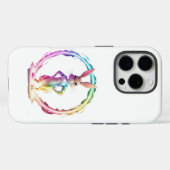 Spielful Bunny Bliss Case-Mate iPhone Hülle (Rückseite (Horizontal))