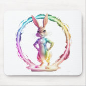 Spielful Bunny Bliss Mousepad (Vorne)