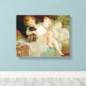 Spielgefährten, aus dem Jahr 1903 Leinwanddruck (Insitu (Holzboden))