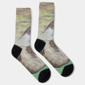 Spielgemälde eines Flussotters Socken (Rechts)