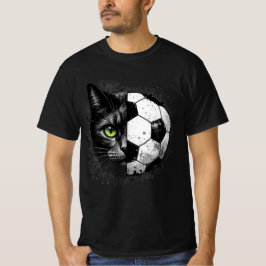 Spielgesicht | Grafik-T-Shirt mit halber Katze und T-Shirt