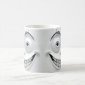 Spielgesicht mit Sarkastischer Miene 3D-Tassendesi Kaffeetasse (Mittel)