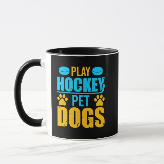 Spielhockey-Begleiter-Hunde Tasse (Links)