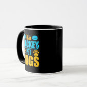 Spielhockey-Begleiter-Hunde Tasse (Vorderseite Links)