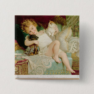Spielkameraden, von den Birnen Annual, 1903 Button