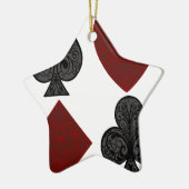 Spielkarte-Anzugs-Entwurf Keramikornament (Links)