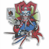Spielkarte, Aufkleber für Joker (Vorderseite)