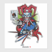 Spielkarte, Aufkleber für Joker (Blatt)