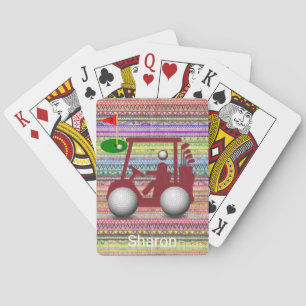 Spielkarte Deck Golf Balls Golf