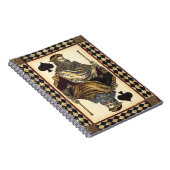 Spielkarte des Königs der Spades durch das Vision Notizblock (Rechte Seite)