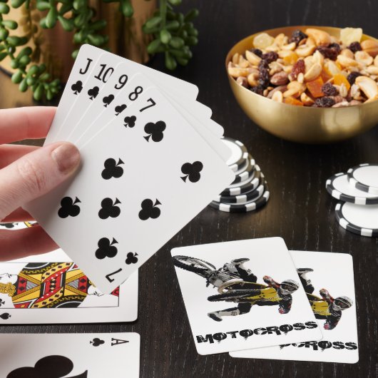 Spielkarte des Motocross, Copyright Karen J (In Situ)